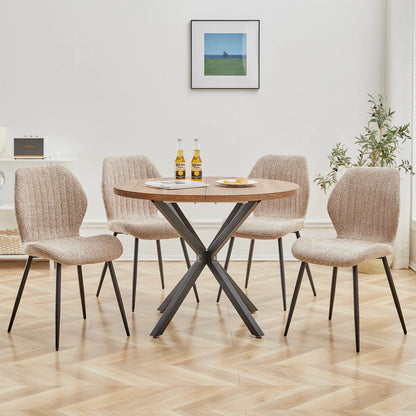 Chaise Marthe — métal, lot de 6