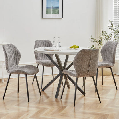 Chaise Marthe — métal, lot de 6