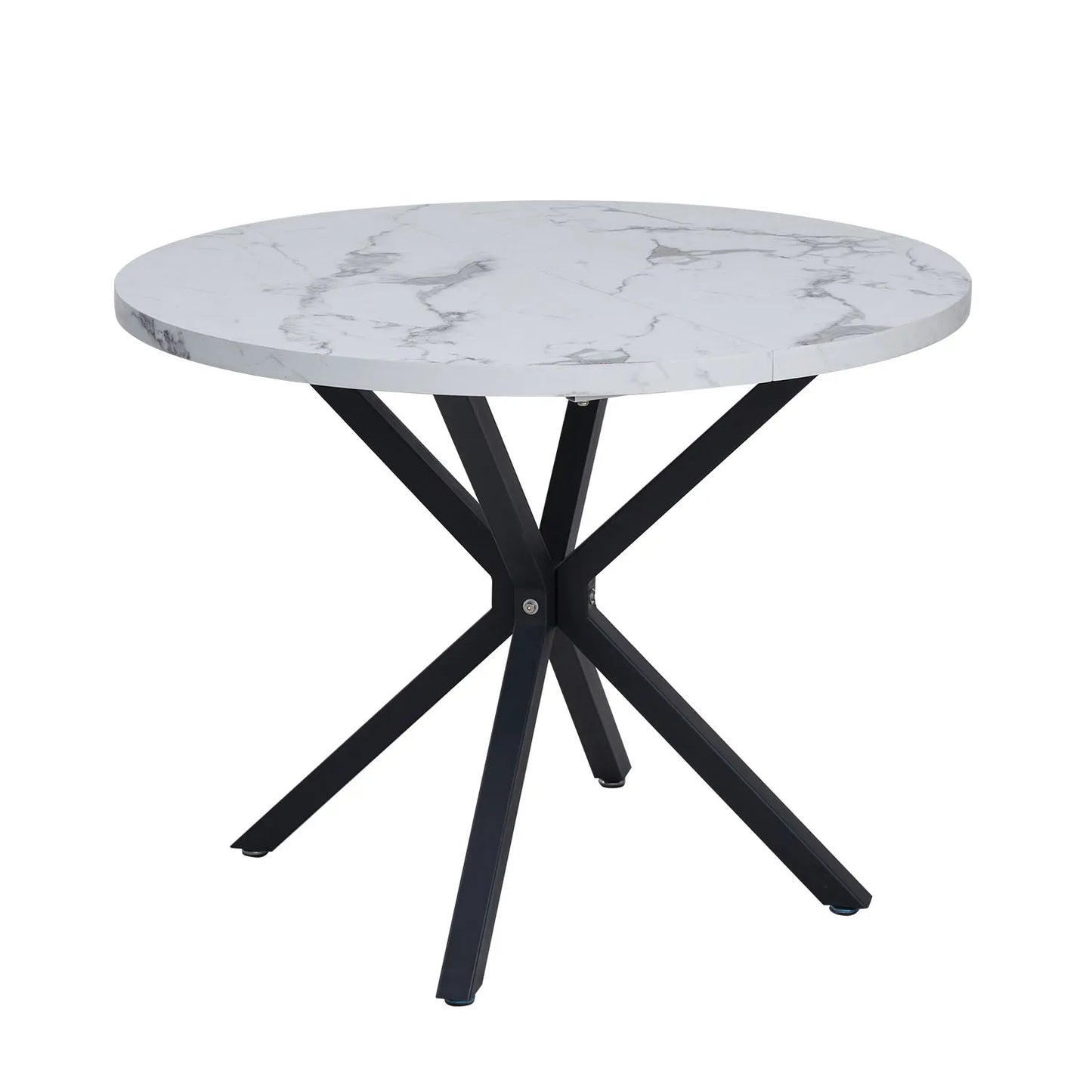 Bureau Odile — bois massif, style nordique, ronde