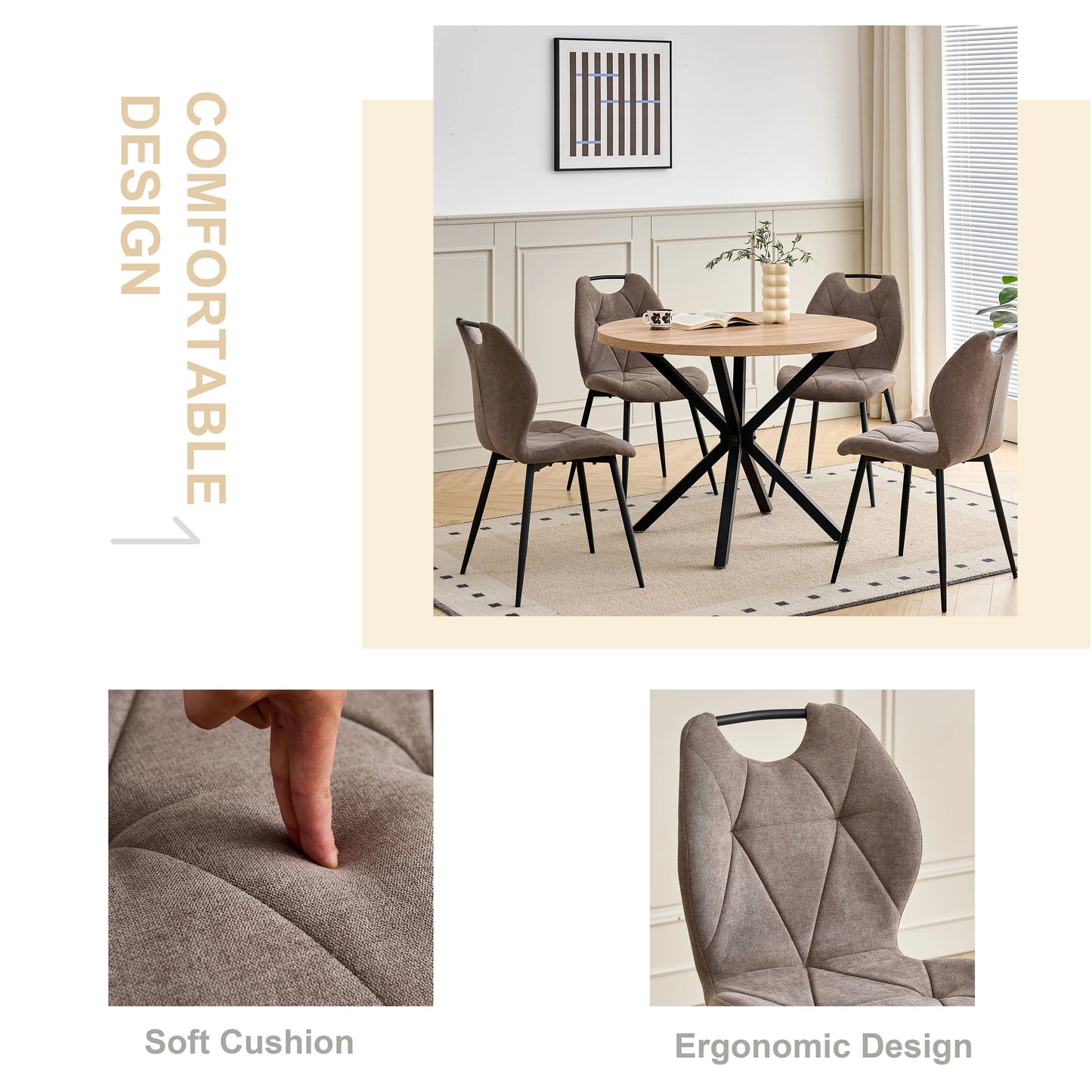 Chaise Ludovic — métal, design contemporain