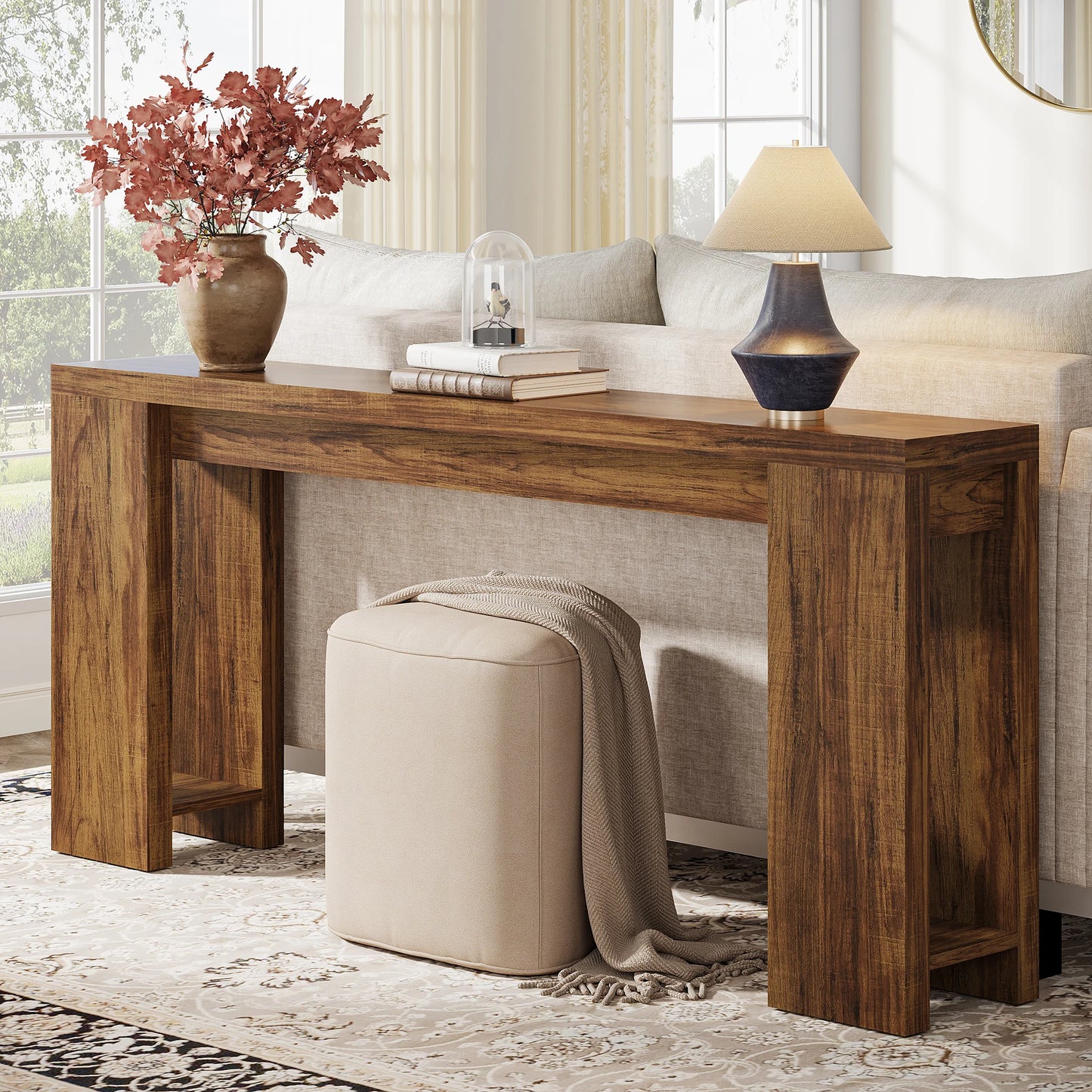 Console Georges — bois, métal