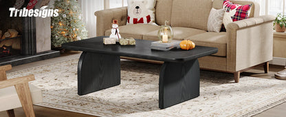 Table basse Adrien — bois, style rustique, rectangulaire