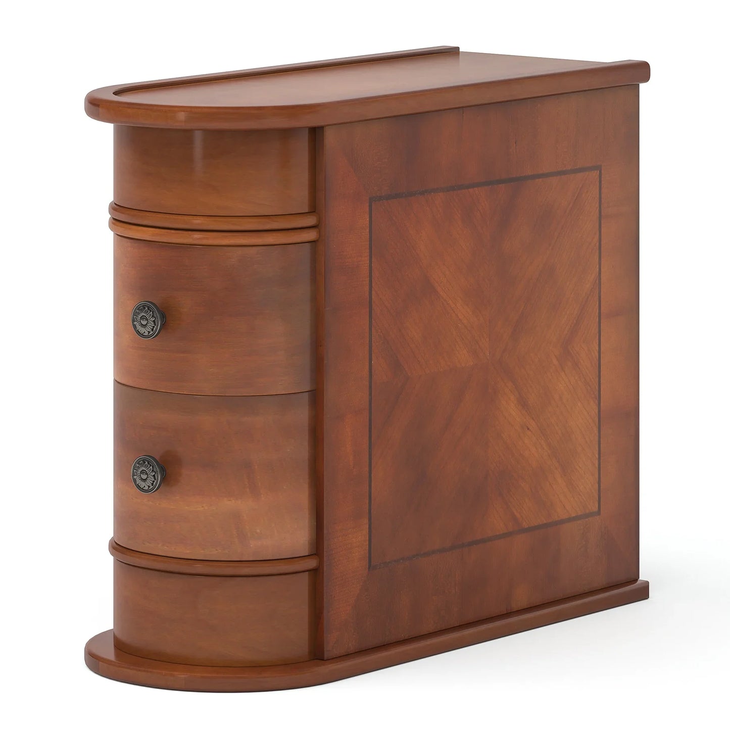 Table d'appoint Manon — bois massif, ronde
