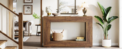 Table d'appoint Ophélie — style industriel, rangement intégré