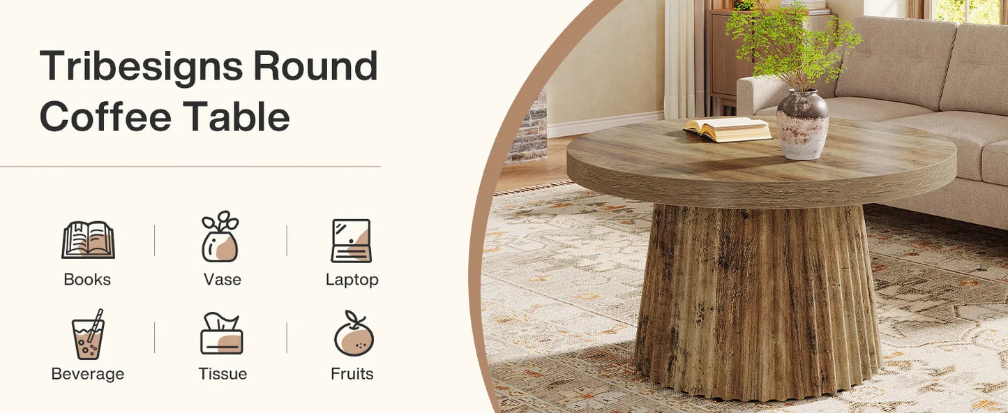 Table basse David — design contemporain, ronde