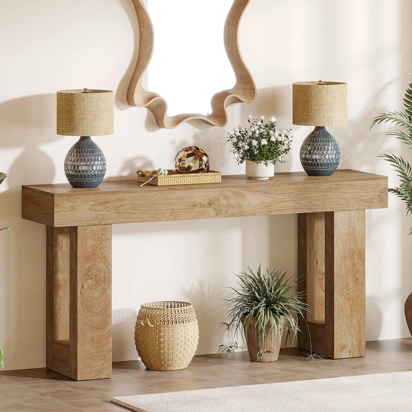 Console Benoît — bois, métal