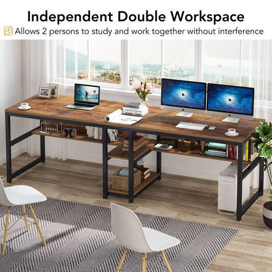 Bureau Roland — style rustique, pour deux personnes