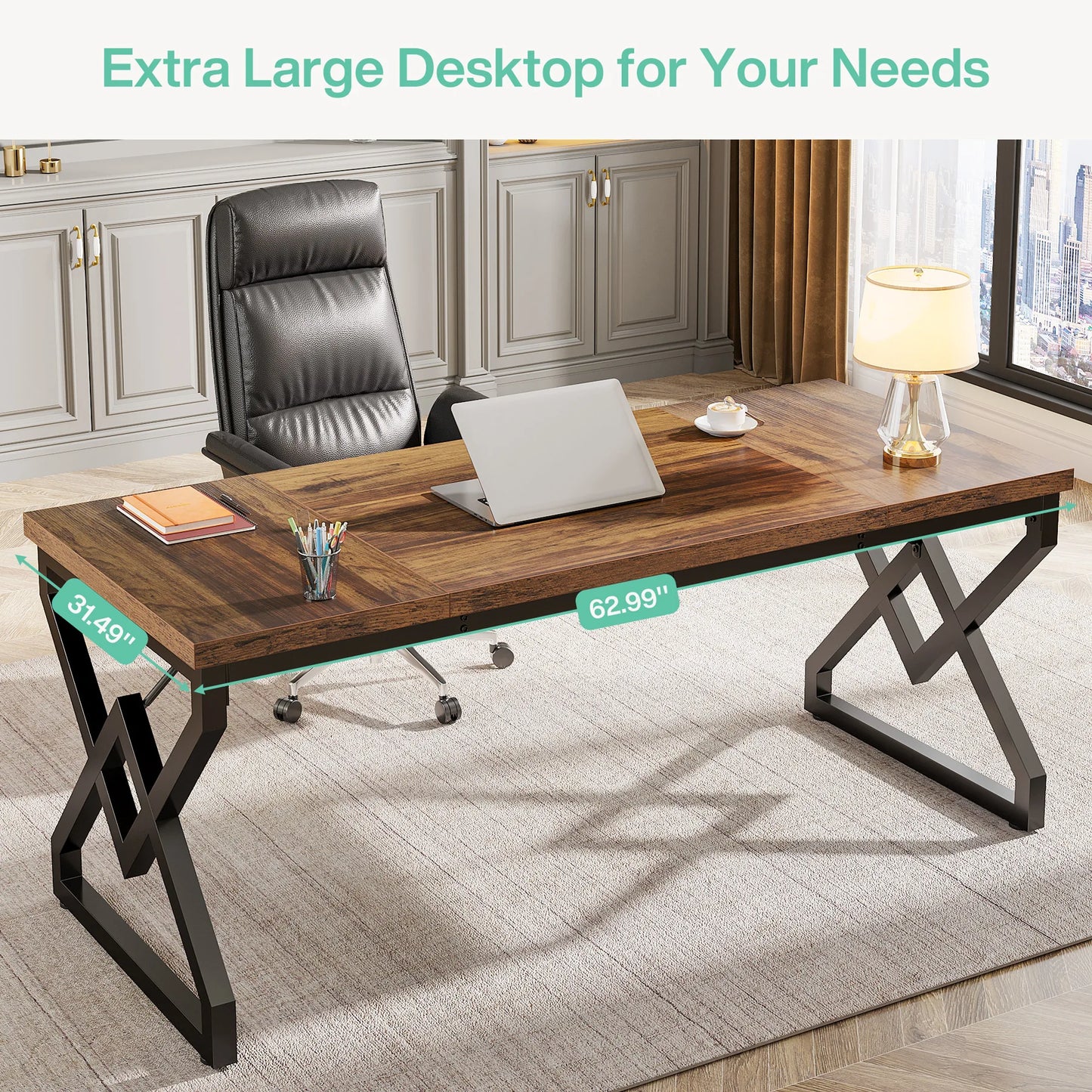 Bureau Grégoire — bois, métal