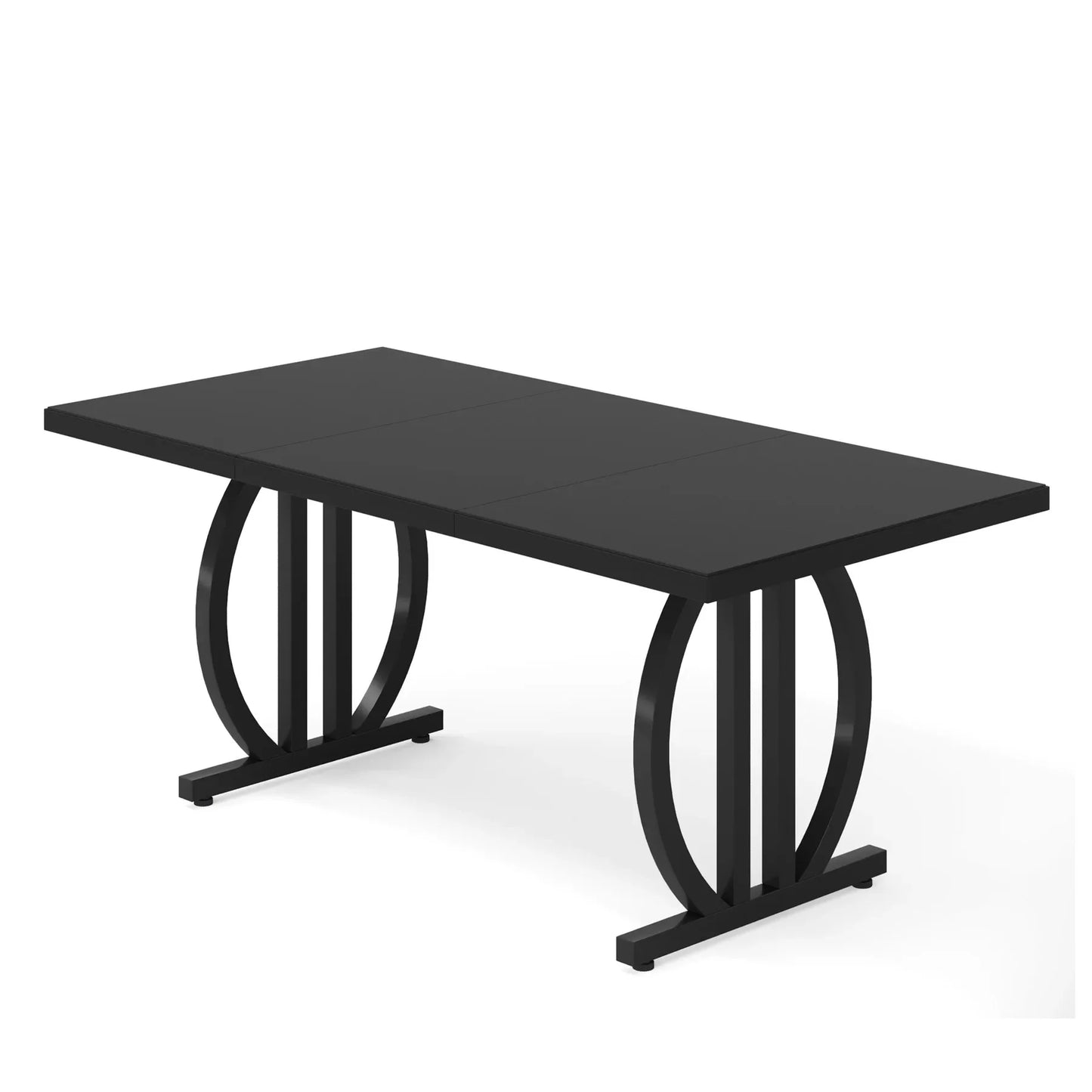 Table de salle à manger Hugo — métal, style industriel