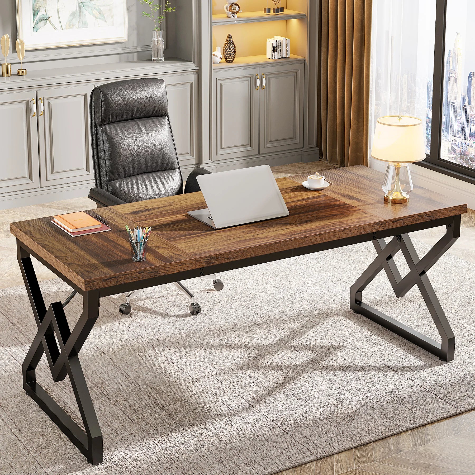 Bureau Grégoire — bois, métal