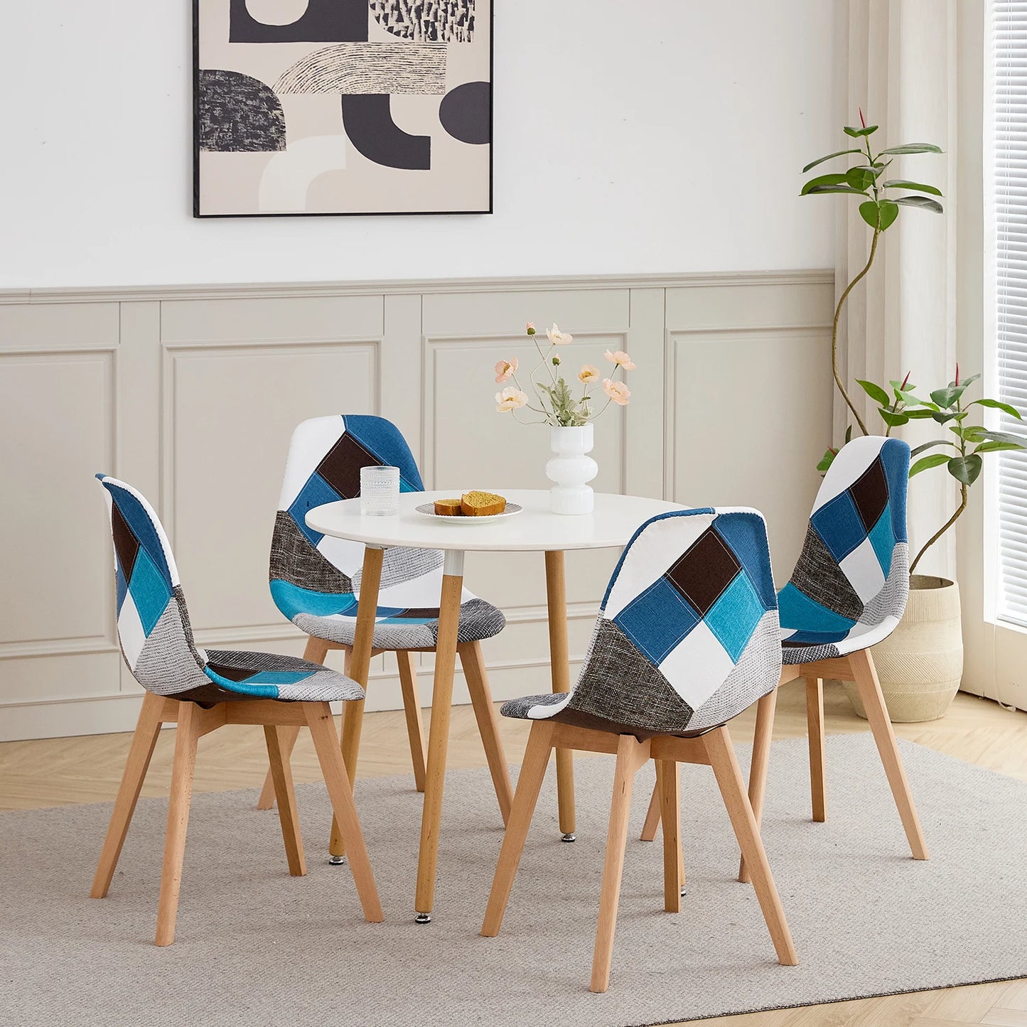 Chaise Claire — style nordique, ronde