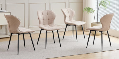 Chaise Cyril — finition noir, métal, design contemporain