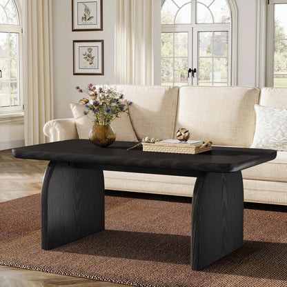 Table basse Adrien — bois, style rustique, rectangulaire