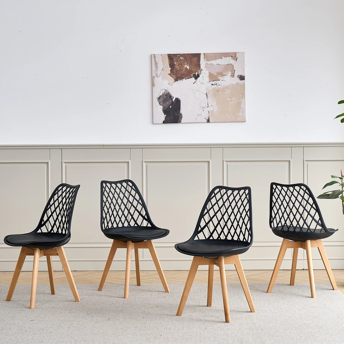 Chaise Liliane — bois massif, design contemporain