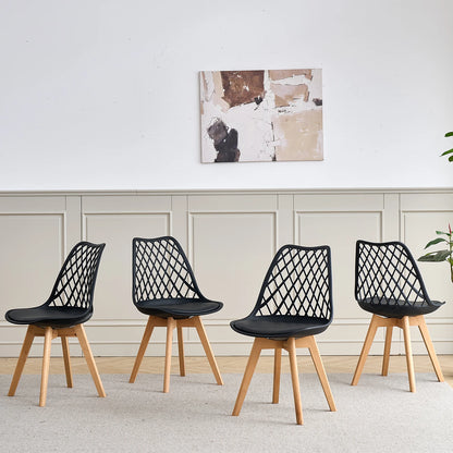 Chaise Liliane — bois massif, design contemporain