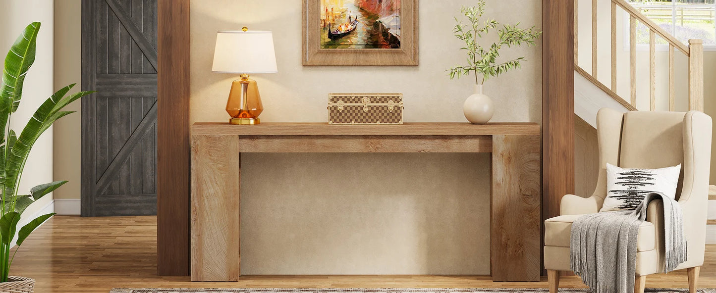 Console Georges — bois, métal