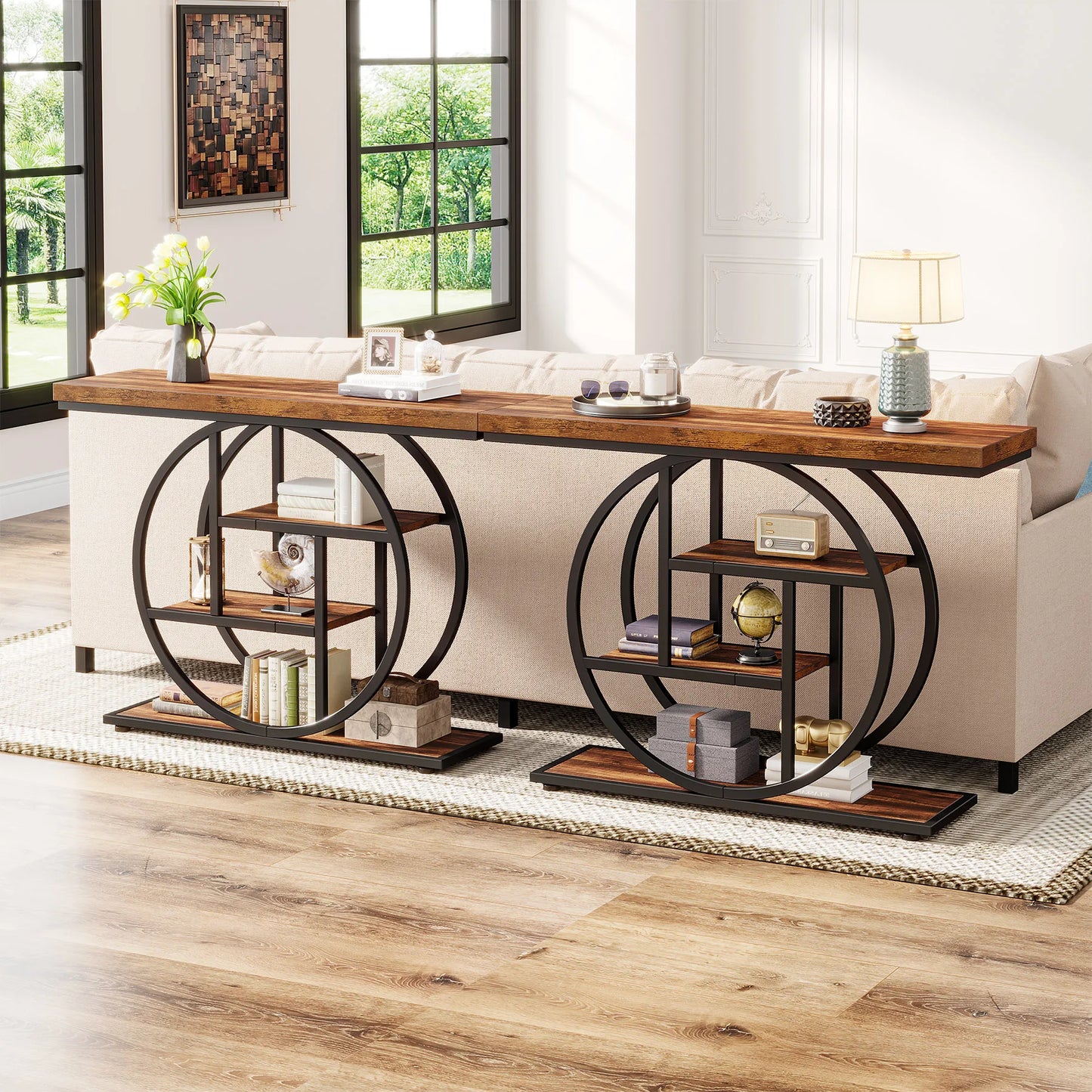 Console Robert — style industriel, 4 niveaux