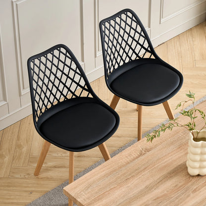 Chaise Liliane — bois massif, design contemporain