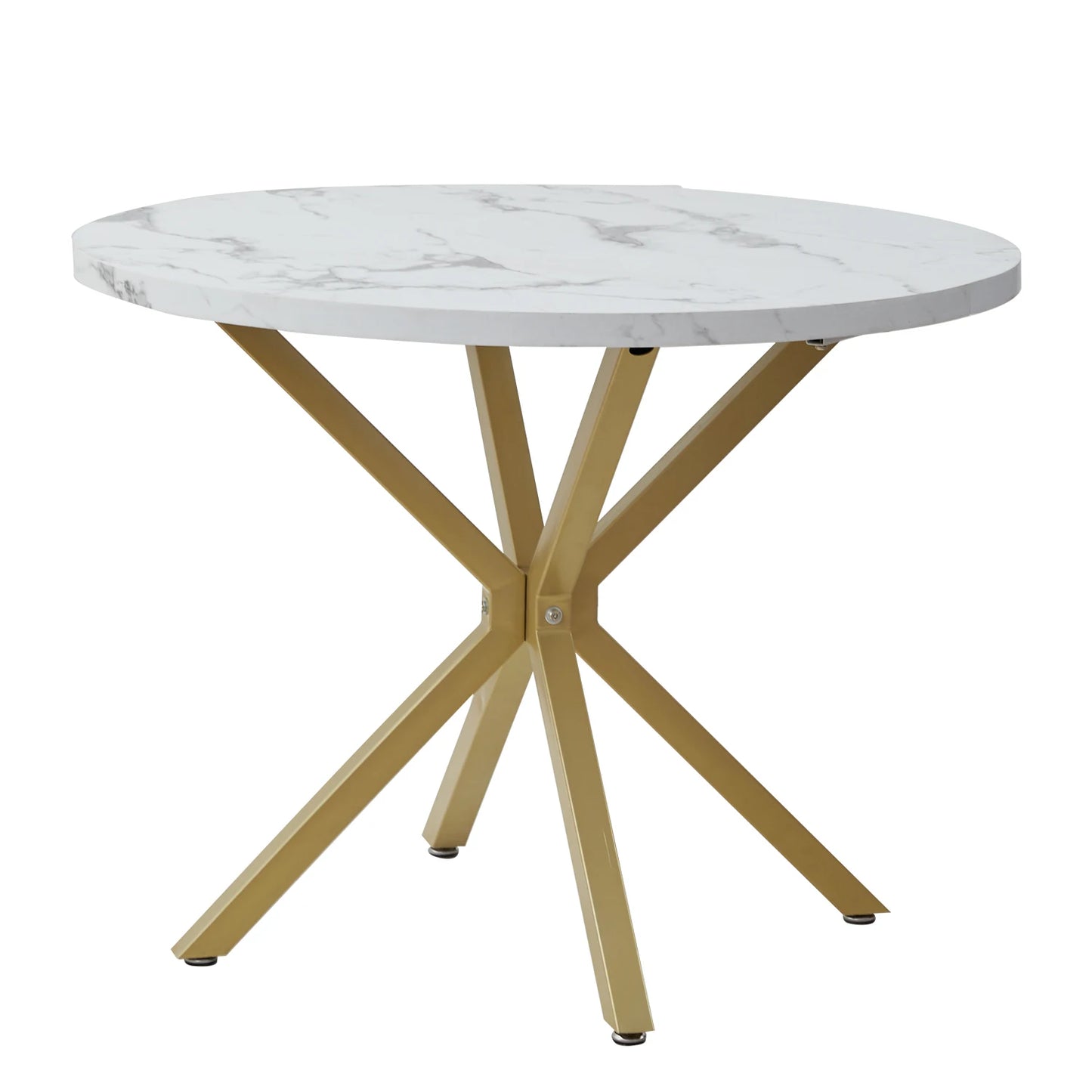 Table de salle à manger Julien — marbre, design contemporain, ronde