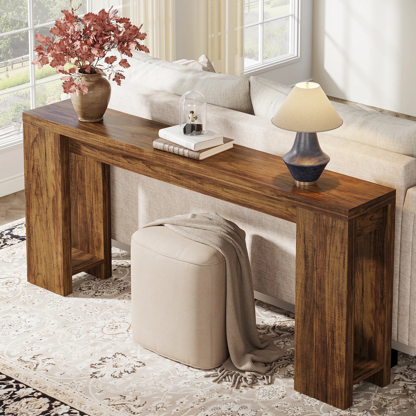 Console Georges — bois, métal