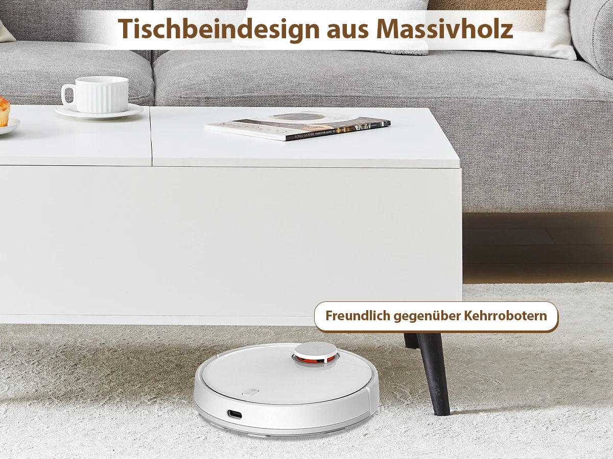 Lift Top Coffee Table with Storage, Wooden Sofa Side Tea Table for Living Room, Storage Cabinet with Hidden Compartments