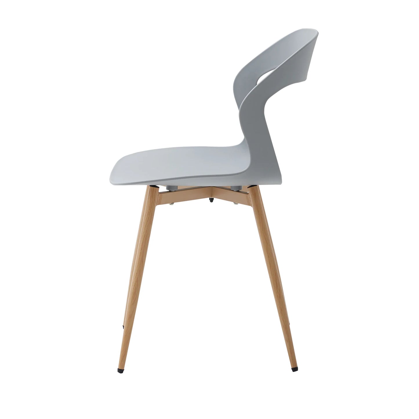 Chaise Bastien — finition blanche, style nordique