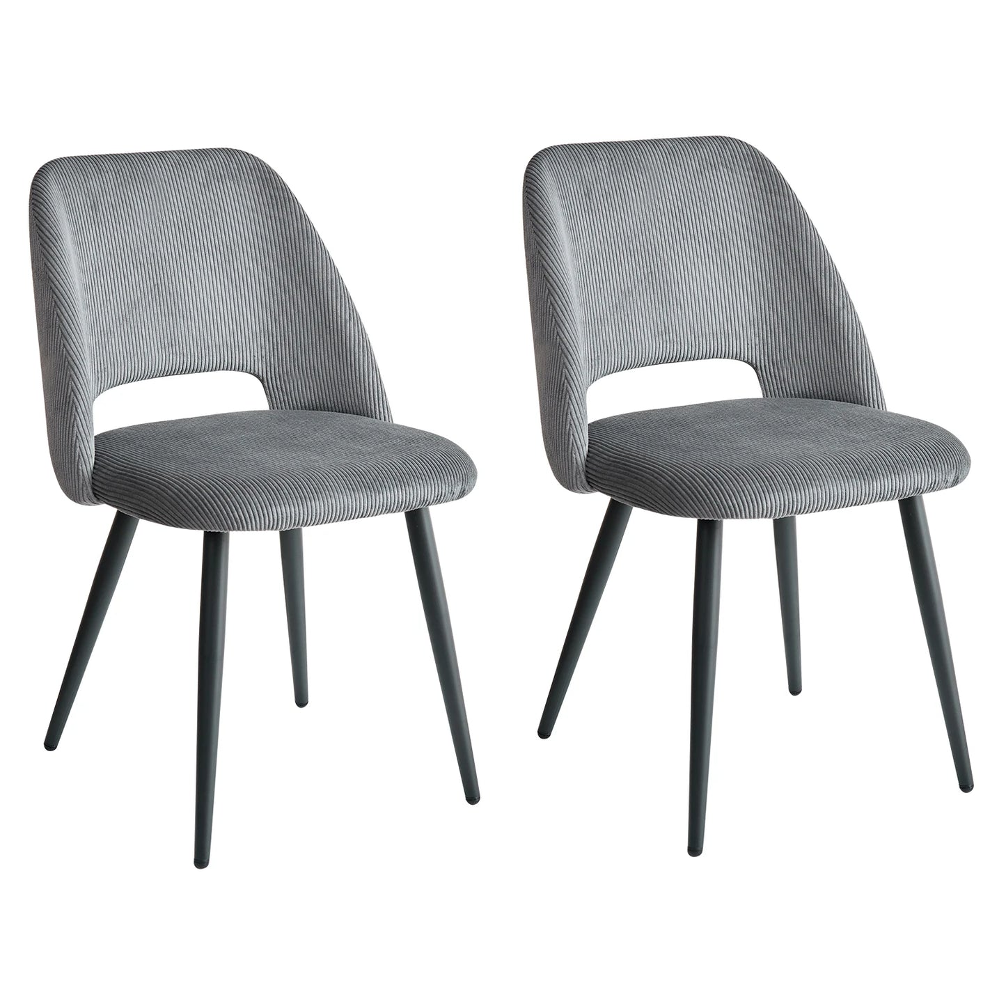 Chaise Nestor — velours, lot de 6