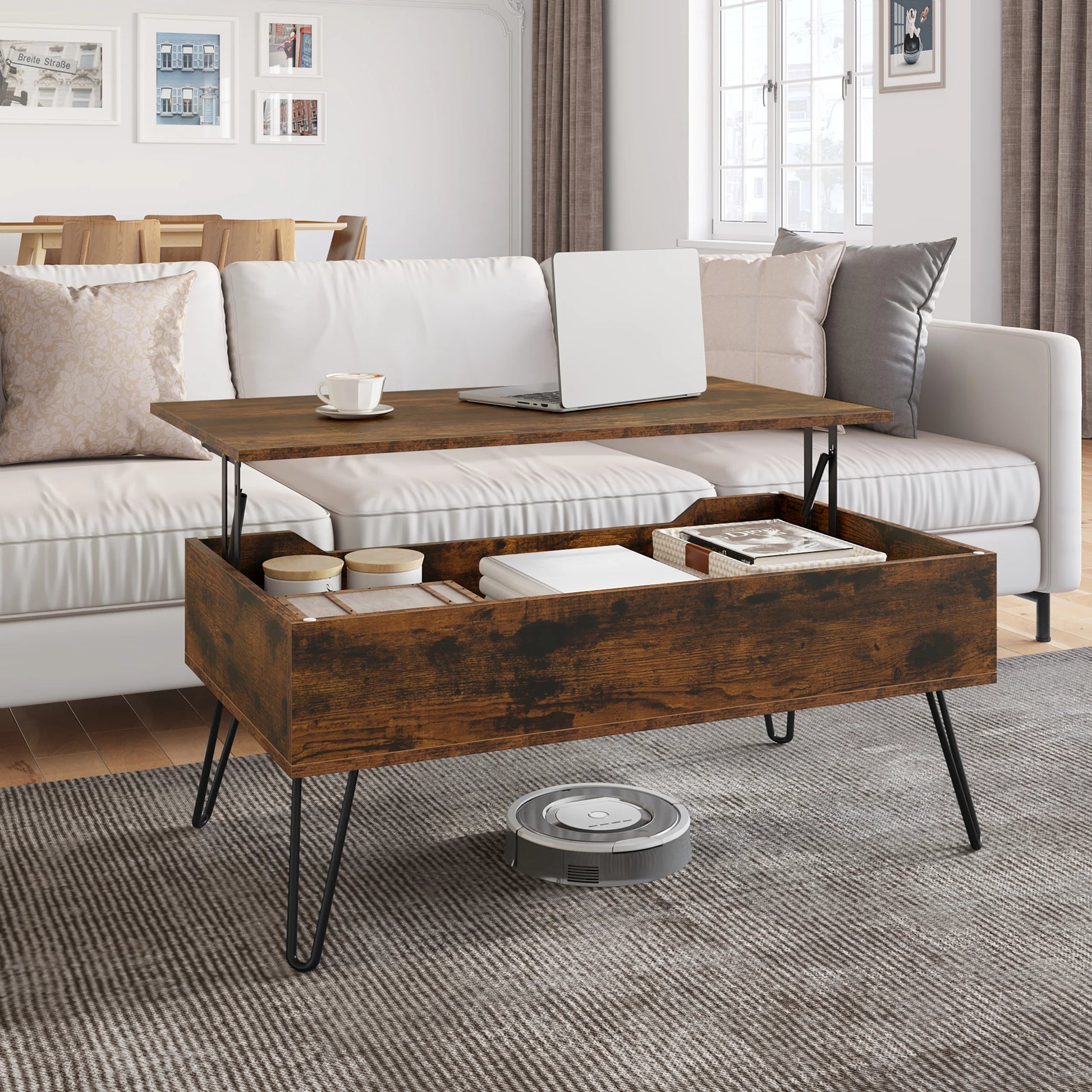 Table basse extensible WOLTU