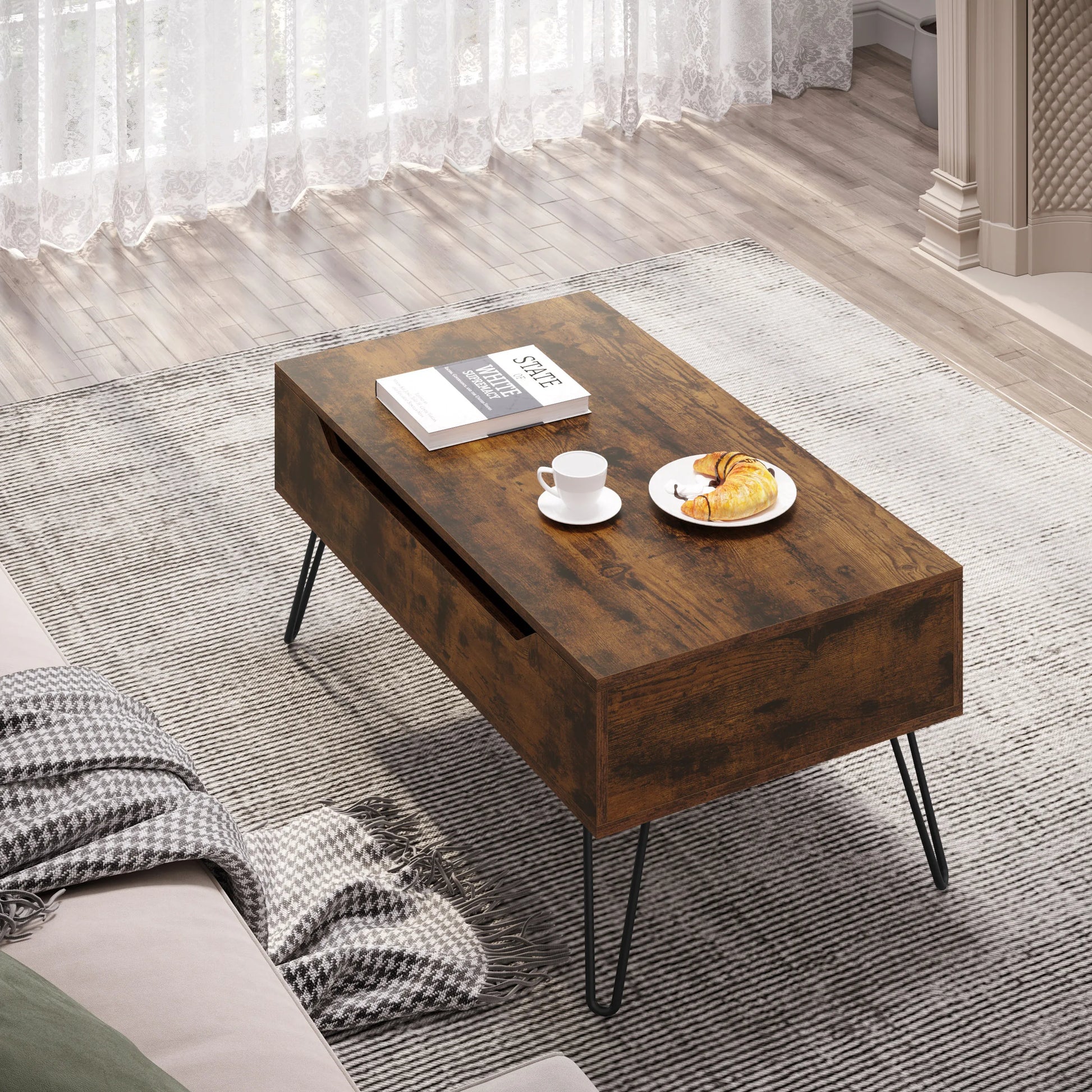 Table basse extensible WOLTU
